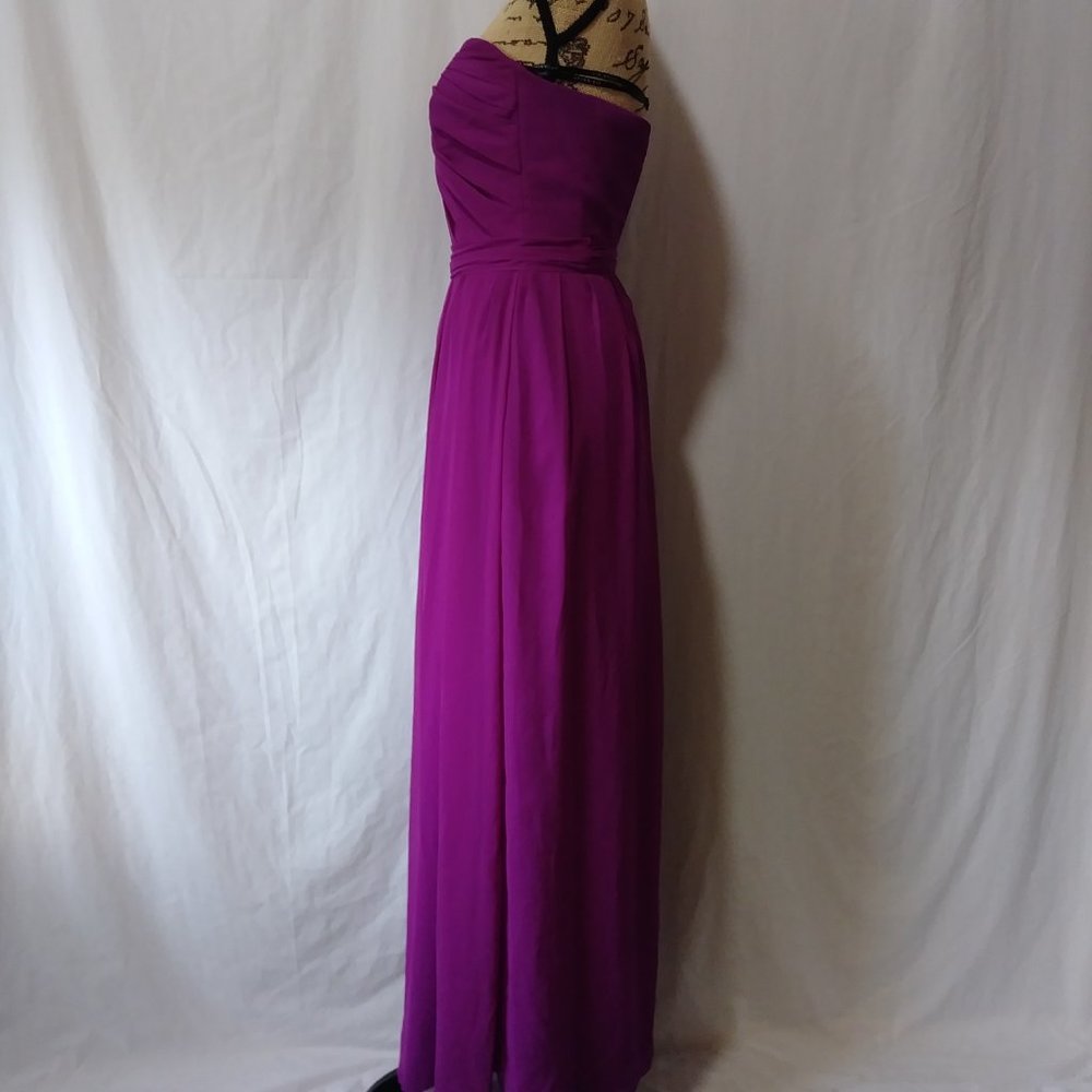 After Six Formal Bridesmaid Dress Persian Plum Size 2 - Picture 5 of 11